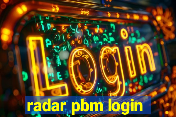 radar pbm login