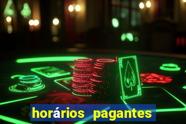 horários pagantes fortune rabbit hoje