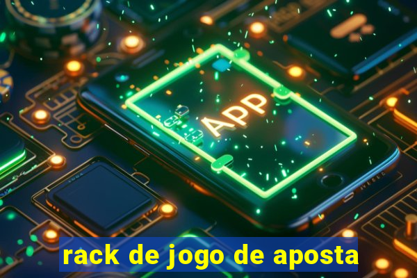 rack de jogo de aposta