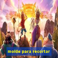 molde para recortar